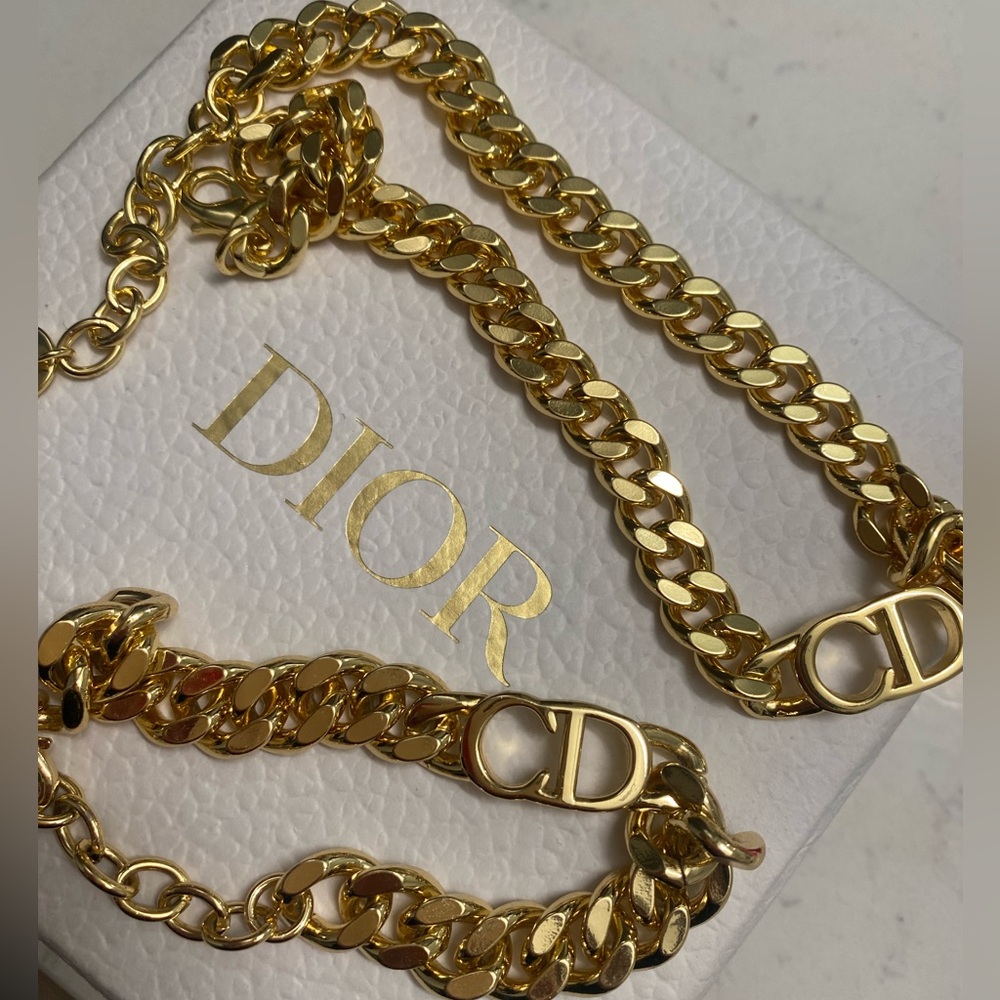 Dior necklace & bracelet